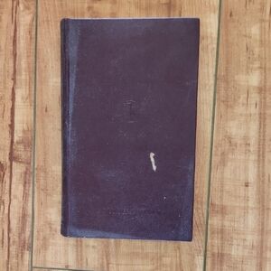 Classic Purple Hardcover Notebook with Minimal Design